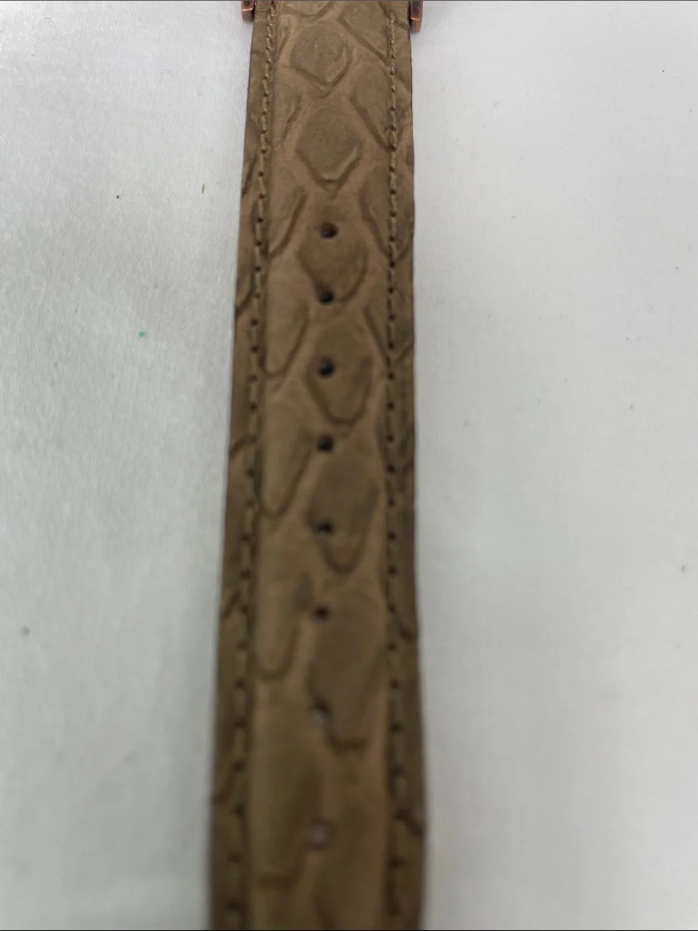 Fossil Brown Leather Strap SunDial Watch